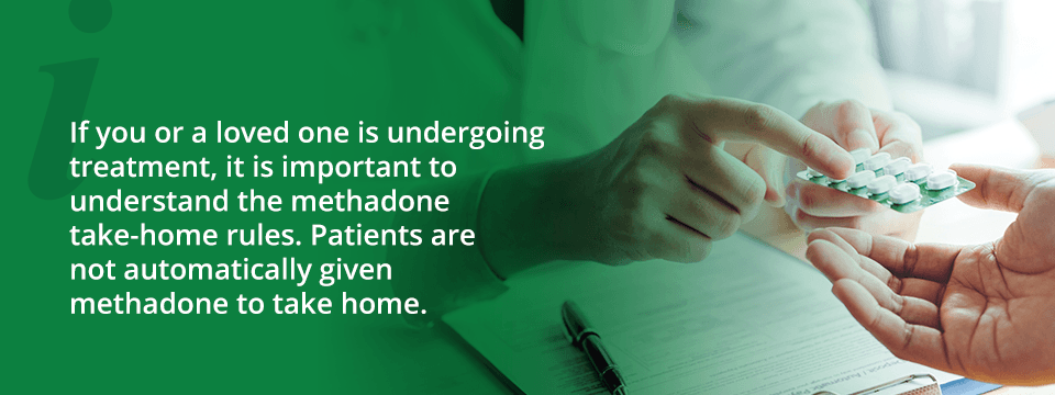 regulations for at home methadone treatment